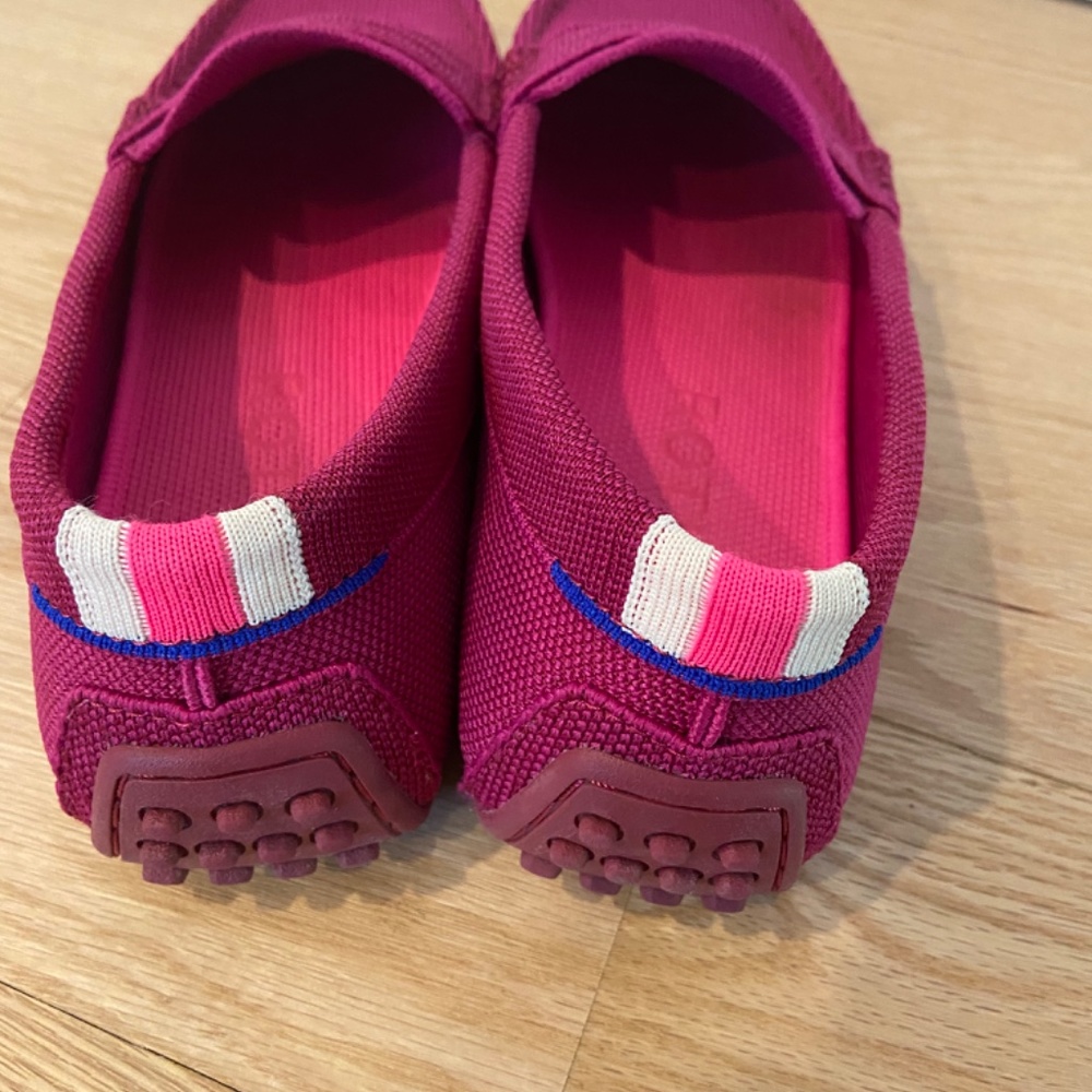 Rothy's Magenta Slip-On Loafers - Picture 2 of 7